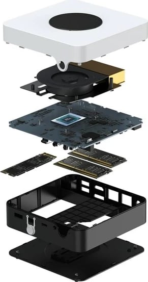 Mini PC CHUWI LarkBox X, Intel N N100, 12 GB RAM, 512 GB SSD, Bardhë Mini PC CHUWI LarkBox X, Intel N N100, 12 GB RAM, 512 GB SSD, Bardhë