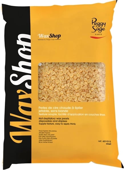 Rruza dylli të nxehtë për depilim Peggy Sage Hot Wax Beads Honey për femra, 800g
