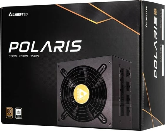Kasë furnizimi Chieftec Polaris PPS-750FC, 750W, 80 PLUS Gold, Modular