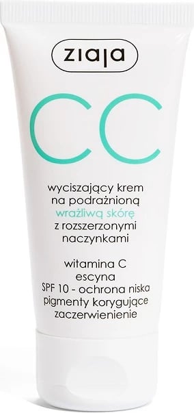 Krem fytyre CC qetësues për femra Ziaja CC Calming Cream SPF10, 50ml