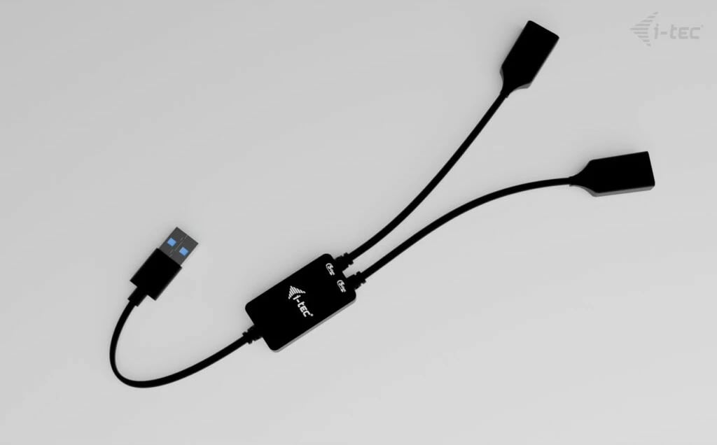 HUB USB I-Tec 2 porta 2x USB-A 3.2 Gen 1, zi