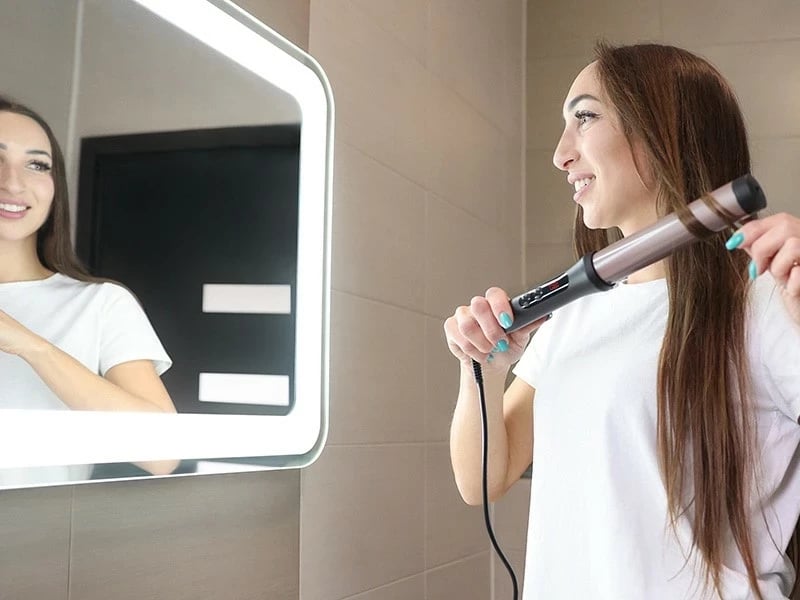 Lok për flokë Lafe Sleek & Shine Curler 32 mm, e zezë/kupër