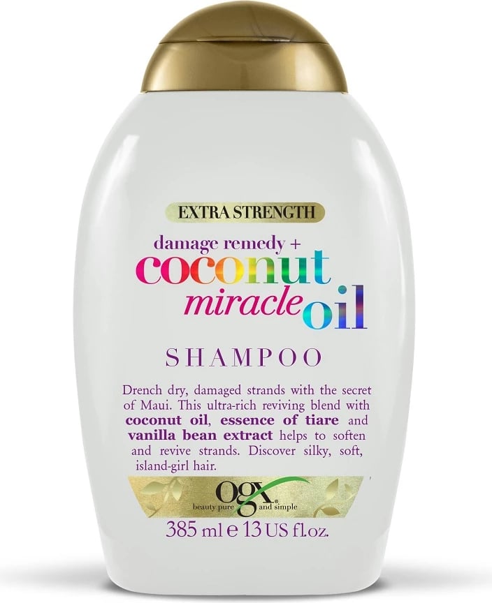 Shampon për femra OGX Damage Remedy + Coconut Miracle Oil, 385ml