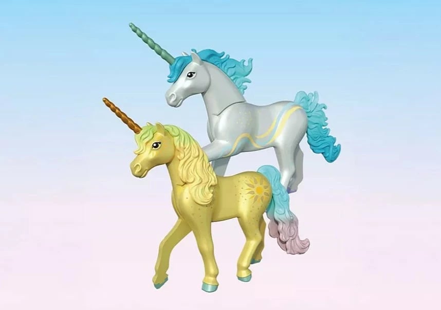 Set lodrash Playmobil Princess Magic 71842 njëbrirësh me zanë Sunshine Blossom, 24 pjesë