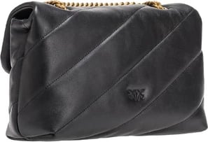 Çantë Pinko për femra, e zezë