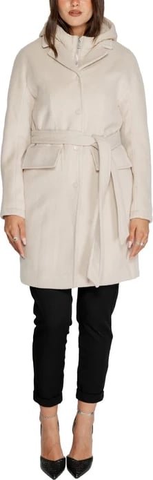 Pallto femra Clerã©, beige