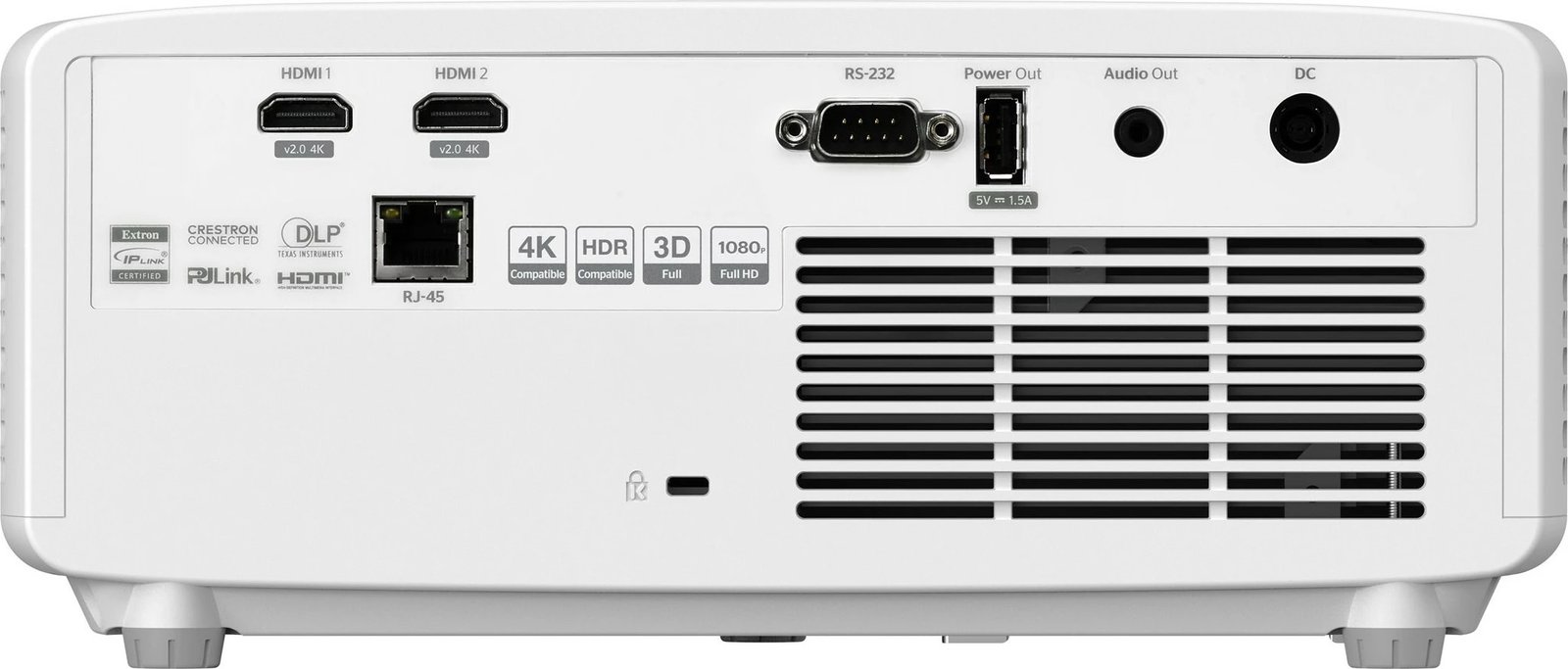 Projektor Optoma ZH450, 4500 ANSI lumens, DLP, 1080p, i bardhë