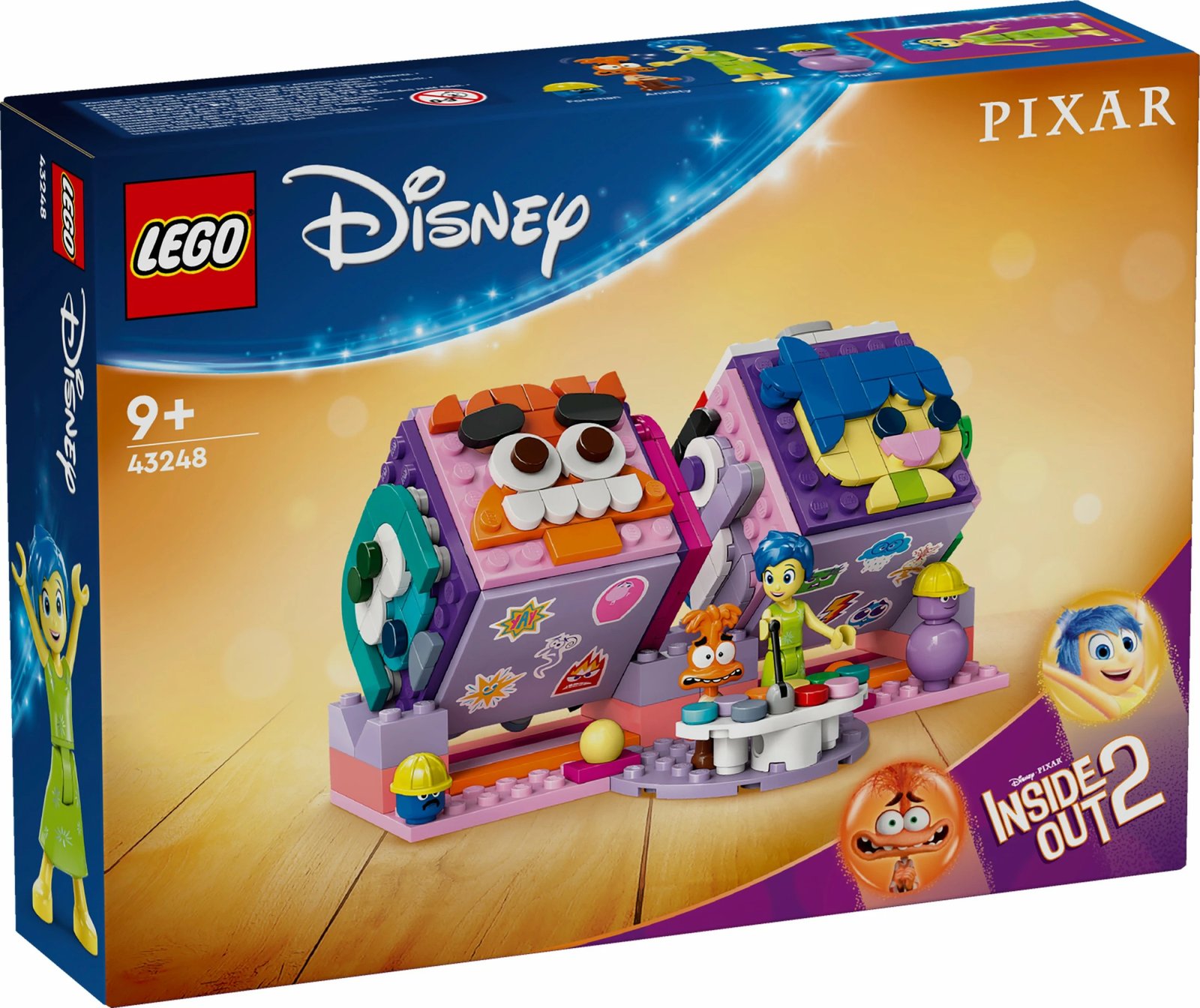 Set ndërtimi LEGO Disney Pixar 43248, Inside Out 2, shumëngjyrësh