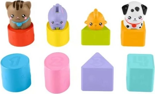 Lodër sorter Fisher Price FP Pets HTW93, plastikë, shumëngjyrëshe, për fëmijë 6+ muajsh