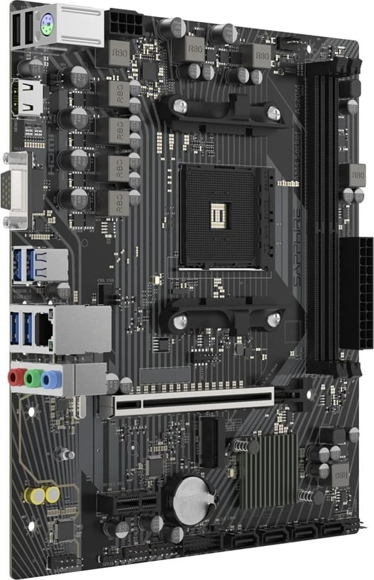 Pllakë amë Sapphire A520M-E, Socket AM4, micro ATX, e zezë