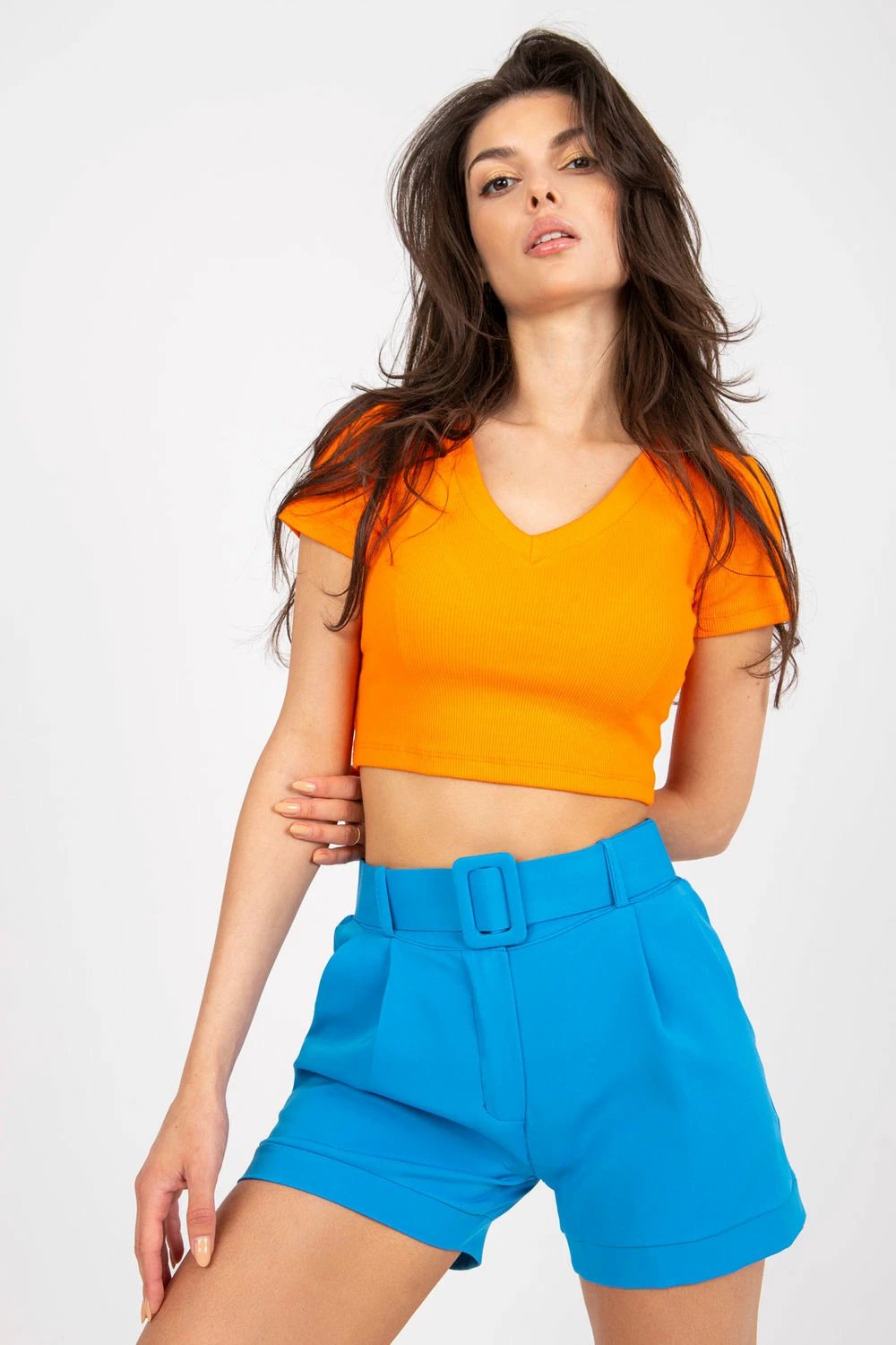 Shorce për femra Italy Moda 166316, blu