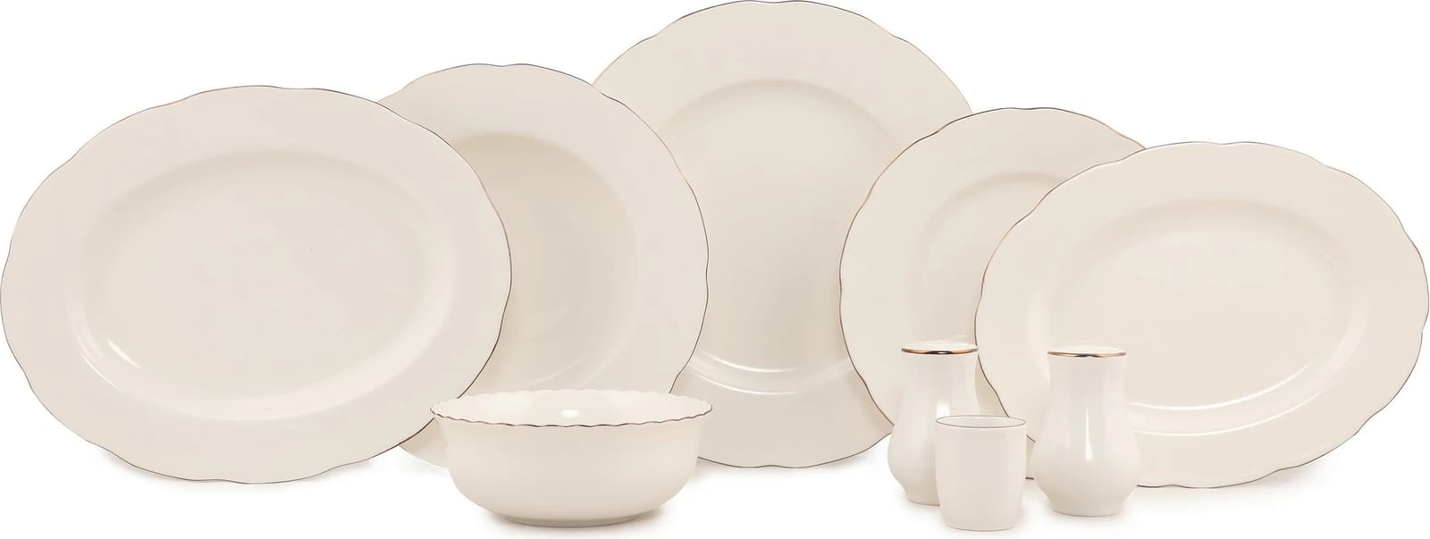 Set enësh për drekë, 54 copë, Hermia Concept, BNOLY54YT120