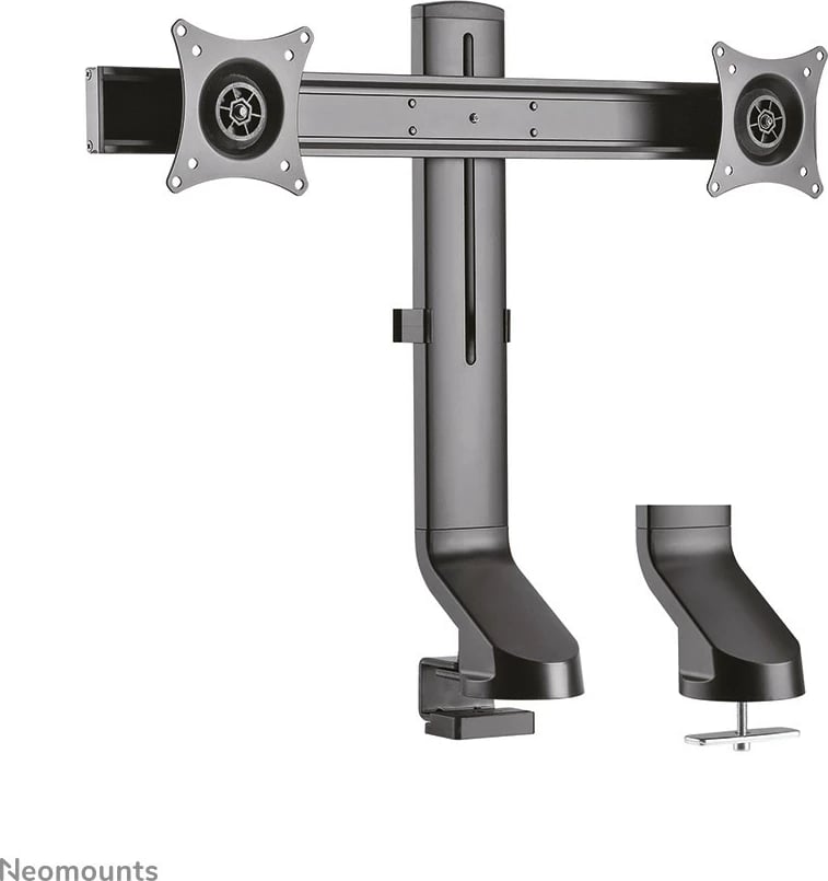 Mbajtës tavoline Neomounts FPMA-D860DBLACK, 2 ekrane, 27", i zi