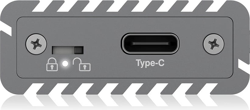 Kasë SSD ICY BOX IB-1817M-C31, M.2, PCI Express 3.0, 10 Gbit/s, USB lidhje, Gri