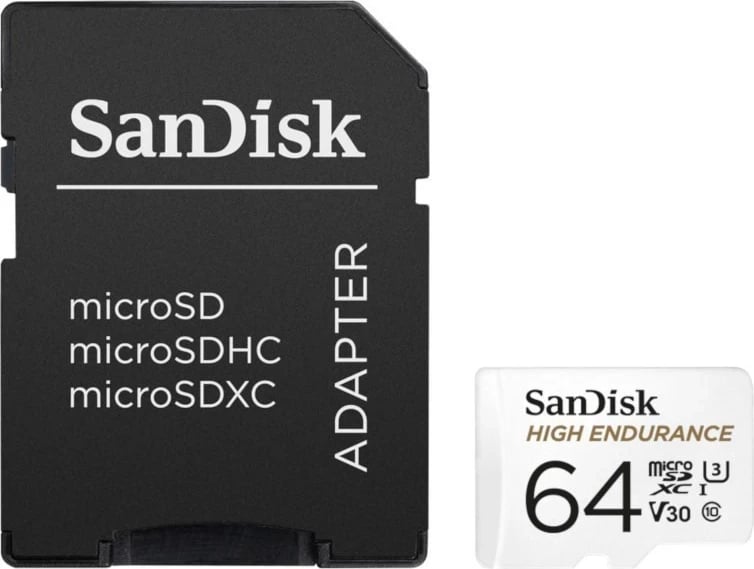 Kartë memorie SanDisk microSDXC V30, 64GB