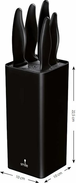 Set i thikave Smile SNS-6, 6 copë, ngjyrë e zezë