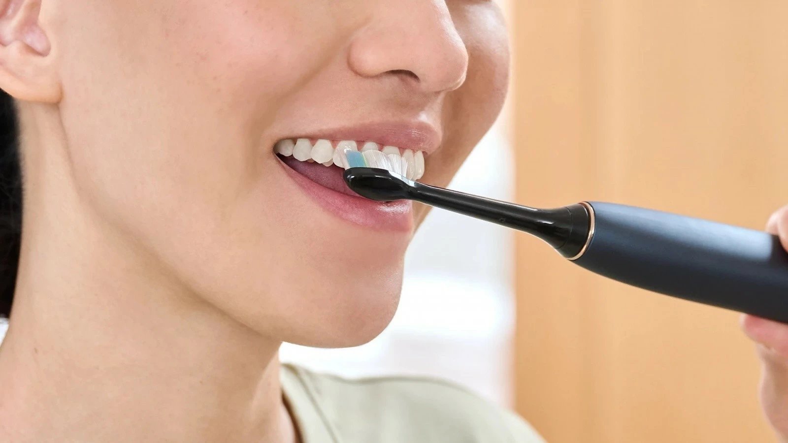 Koka furçe elektrike, Philips, HX6062/88 Optimal White, BrushSync, kompatibile me Sonicare, të zeza, set 2