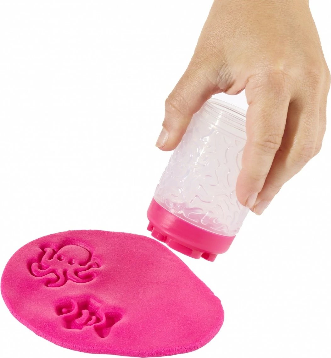 Set plasteline Wonder Factory Never Dry Dough Mega Box, MGA, 8 ngjyra, 25+ pjesë