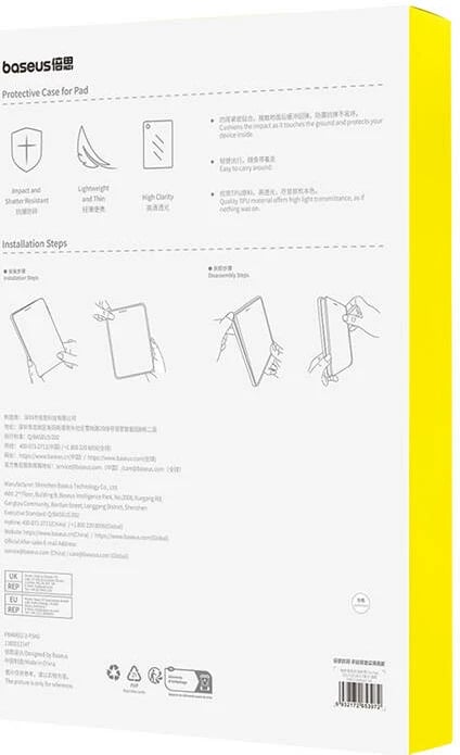 Mbështjellës Baseus Simple Series për iPad Pro (2017), 10.5", transparent