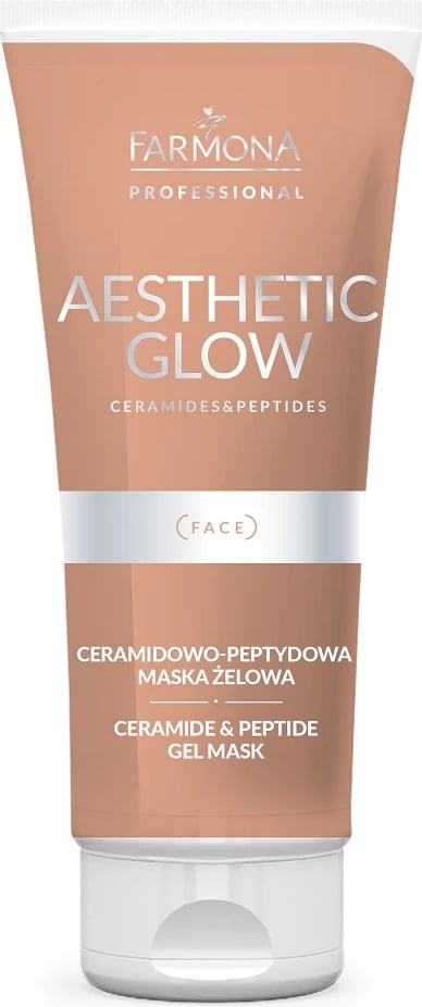 Maskë xheli për fytyrë Farmona Professional Aesthetic Glow Ceramide-Peptide për femra, 200ml