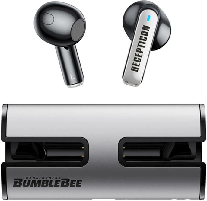 Kufje TWS Transformers TF-T02, wireless, Bluetooth 5.3, argjend