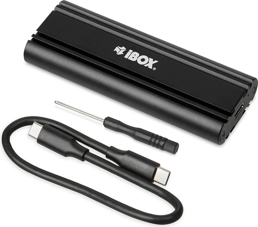Kasë për SSD IBOX HD-07, M.2, e Zezë