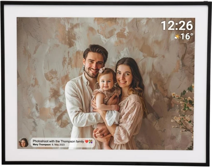 Kornizë digjitale Denver FRAMEO 19", 32GB, e zezë