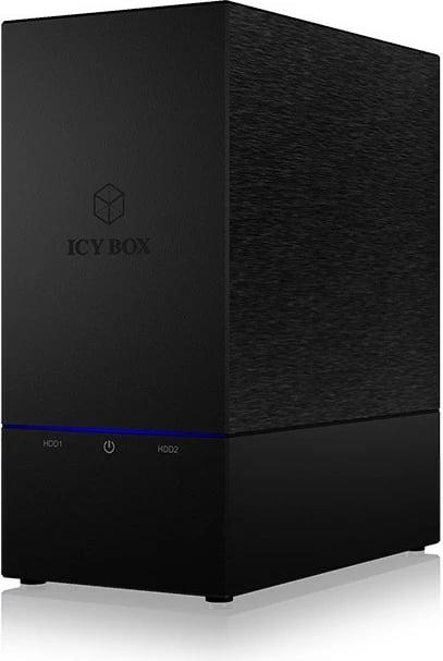 Kasë eksternale ICY BOX IB-RD3621U3, 2x3.5", USB 3.0, RAID, e zezë