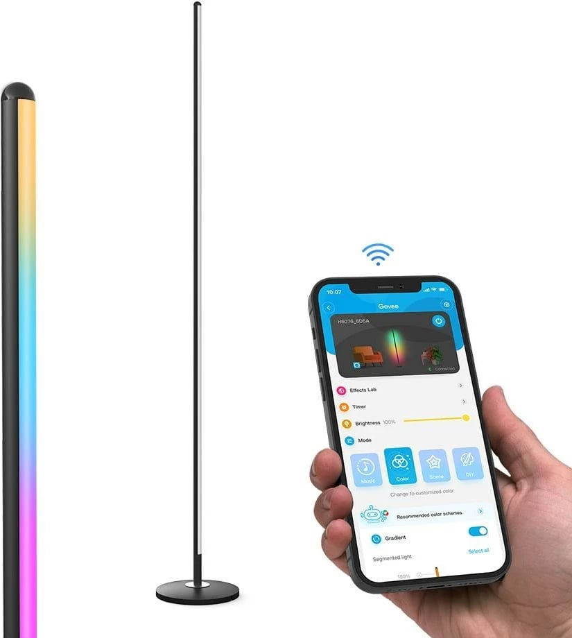 Llambë smart Govee, wireless, bluetooth, e zezë