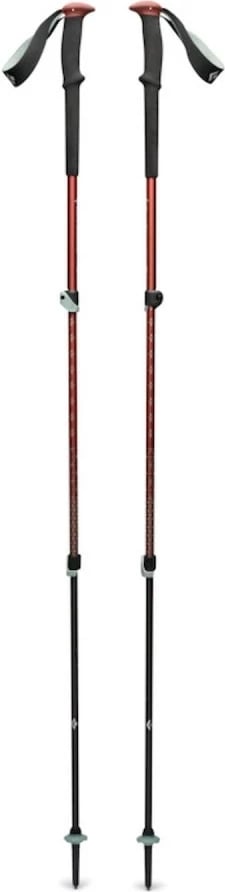 Shkopinj trekking Black Diamond Trail Back, Iron Red, 2 copë