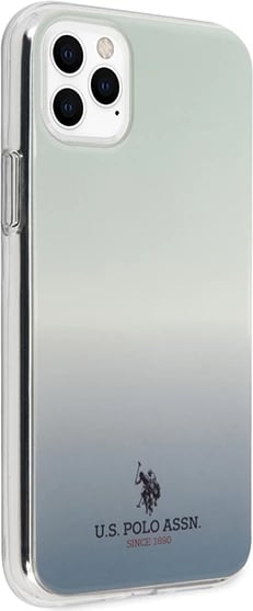 Mbështjellës U.S. Polo Assn. USHCN58TRDGLB për iPhone 11 Pro, Pattern Gradient, Kaltër