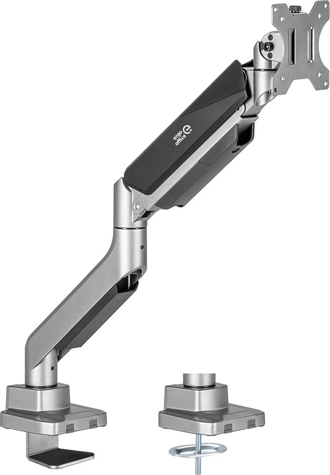 Mbajtës monitori Ergo Office ER-445, Gas Spring 17"-35" 15kg, VESA 75x75 / 100x100