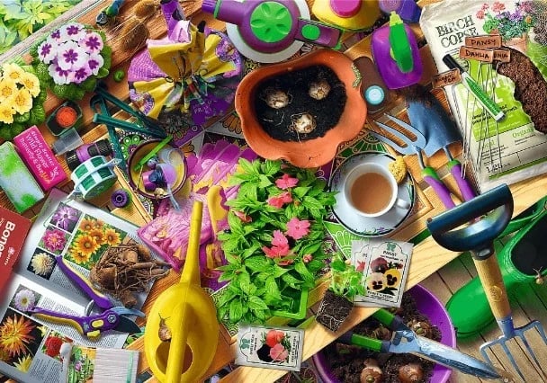 Puzzle 1000 pjesë Trefl Garden Cleanup, 68.3x48cm Puzzle 1000 pjesë Trefl Garden Cleanup, 68.3x48cm