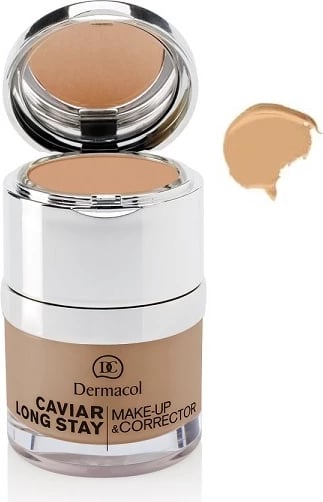Fondatinë me korrektor Dermacol Caviar Long Stay 02 Fair 30ml