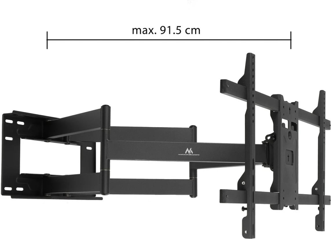 Mbajtës muri për TV Maclean MC-986, 37-85 inç, 55kg, i zi