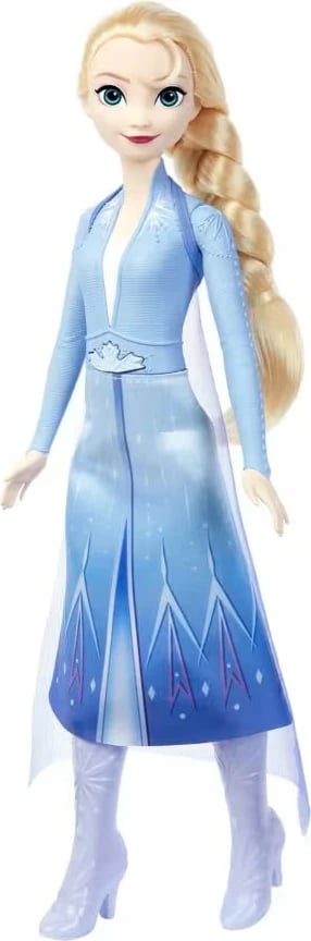 Kukull Elsa Frozen Mattel JDX54, 30 cm, me muzikë, kaltër