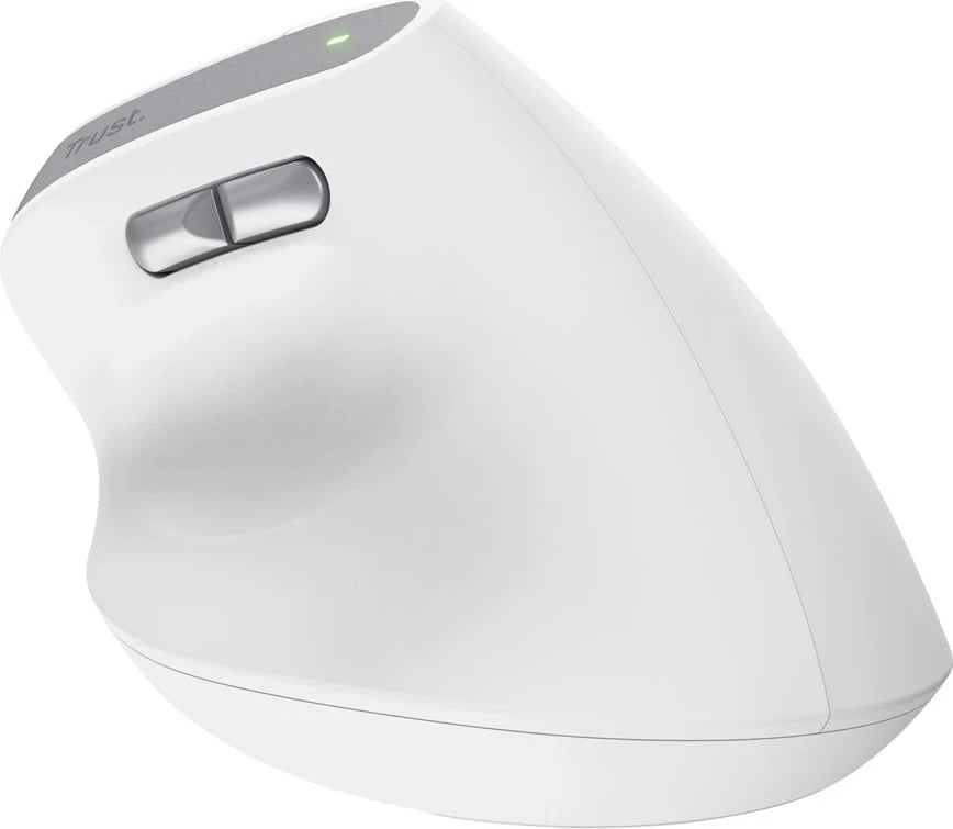 Maus Trust Bayo II, Wireless, 2400 DPI, Bardhë