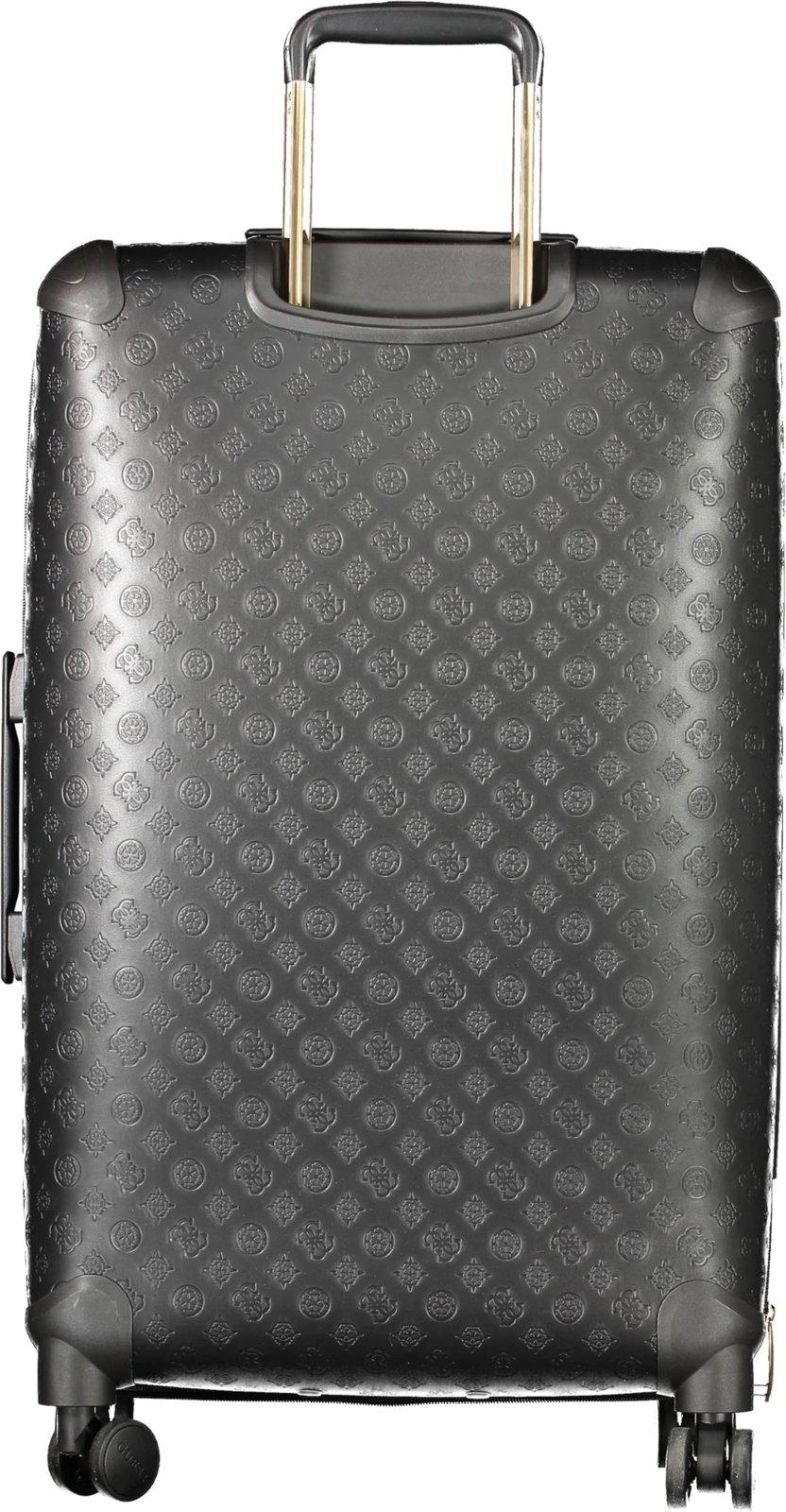 Trolley për femra GUESS JEANS Large Wilder Travel, e zezë