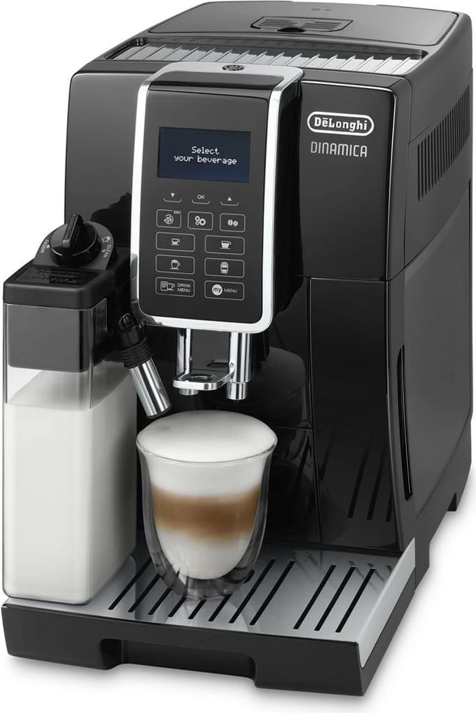 Aparat kafeje DeLonghi Dinamica ECAM 350.55.B, automatik, 300g, inox, e zezë