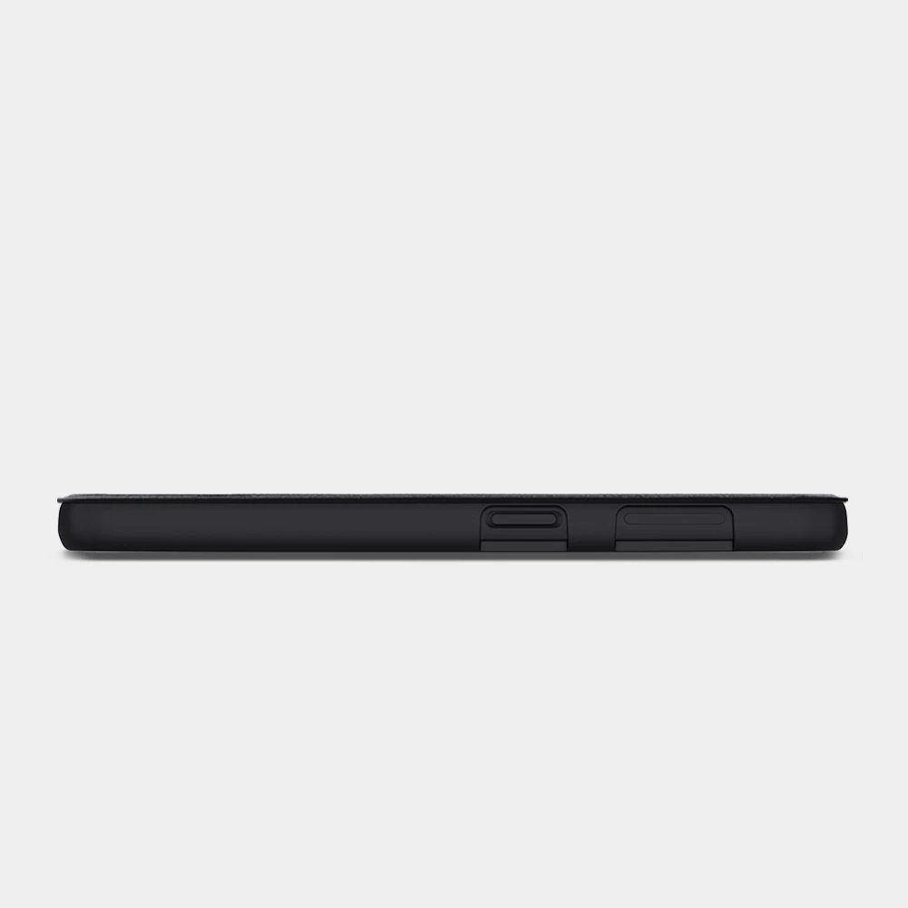 Mbështjellës Nillkin Qin për Samsung Galaxy A14 5G / Galaxy A14, lëkurë ekologjike, kafe