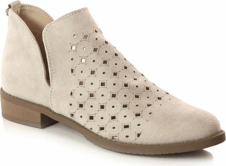 Çizme për femra M.Daszyński, bezhë