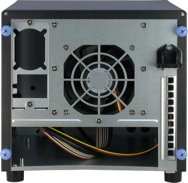 Kasë Inter-Tech IPC SC-4100 NAS, Mini-ITX, 4x 3.5"/2.5", rack 1U, e zezë