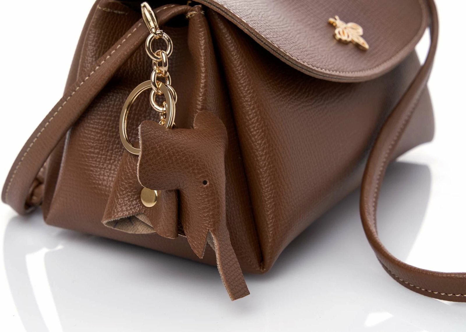 Çantë supi Lucky Bees, Ava, ngjyrë kafe e hapur