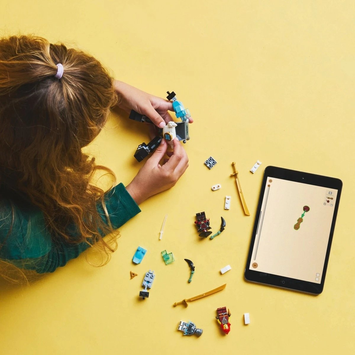 Set LEGO Ninjago Zane's Battle Armor Mech 71827, 92 pjesë, për fëmijë