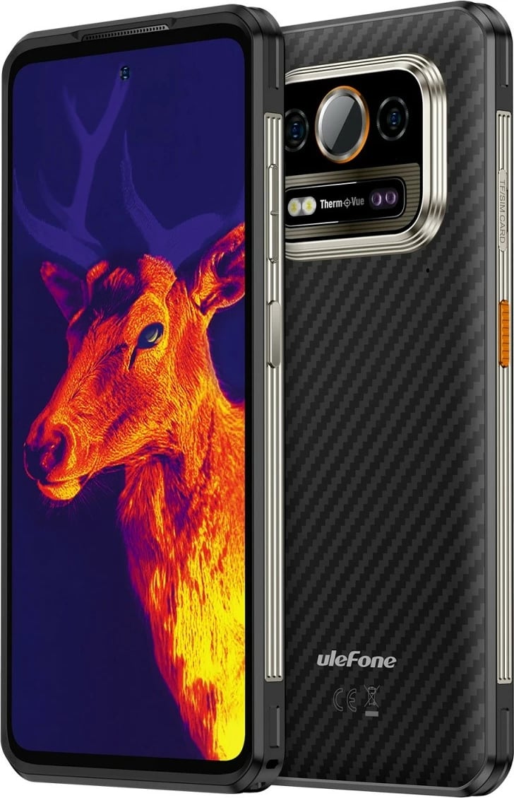 Celular Ulefone Armor 25T 4G, 6/256GB, IP69K, Thermal Vision, Frost Black