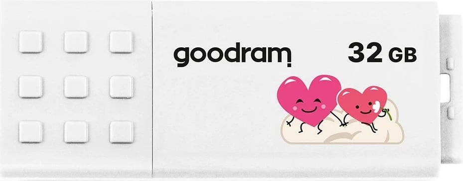 USB Goodram UME3 Valentine 32 GB, USB Type-A 3.2 Gen 1, Bardhë