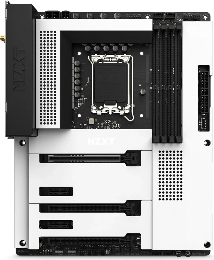 Pllakë amë NZXT N7 Z790, ATX, Socket LGA 1700, Wi-Fi 6E, Bardhë