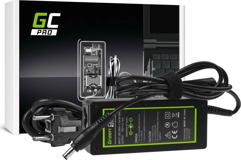 Kasë Green Cell PRO AD20P për Samsung R519, 19V 3.16A 60W, e zezë