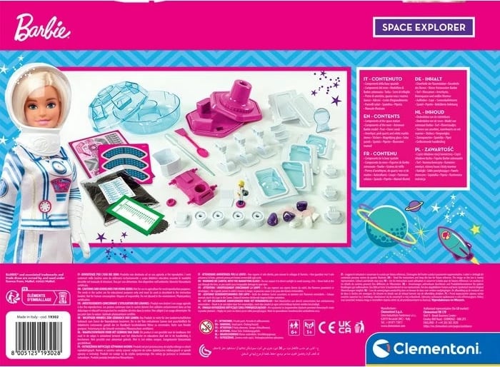 Set lodrash Clementoni 19302, Barbie Space Explorer, për vajza