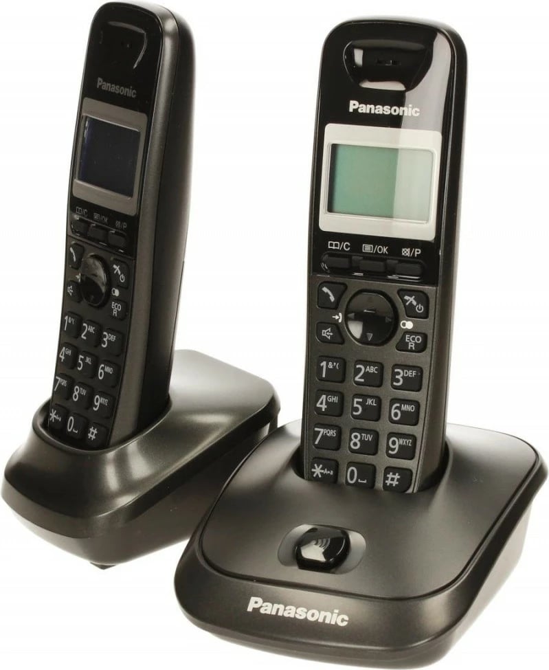 Telefon pa kabllo Panasonic KX-TG2512 Duo, Gri